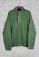 Green Fat Face Airlie Sweatshirt 1/4 Zip Jumper XXL