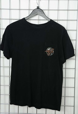 Vintage 90s Vans T-shirt Black Size M