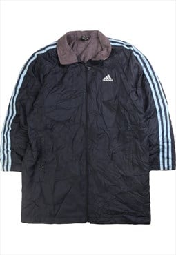 Vintage 90's Adidas Puffer Jacket Full Zip Up
