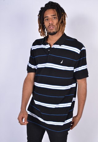 VINTAGE NAUTICA POLO SHIRT BLUE