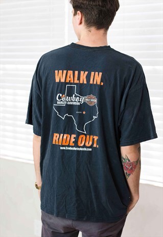 VINTAGE HARLEY DAVIDSON T-SHIRT LOGO 90S XL 9.3