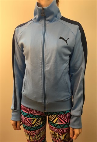 VINTAGE PUMA GERMANY JACKET TENNIS BLUE