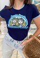 Vintage 90s Frankie Morello top blouse T-shirt tee novelty