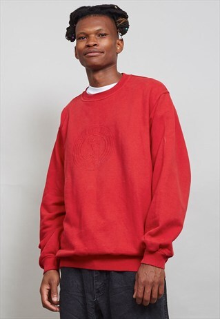 SUPER OVERSIZED RED 80'S VALENTINO SWEATER