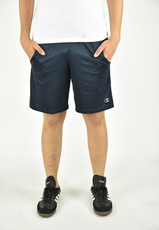 VINTAGE 90'S CHAMPION BLACK ATHLETIC SHORTS SIZE SM