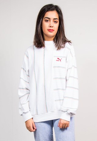 puma white jumper