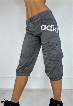 Vintage Y2K Adidas Shorts Joggers Low Rise Baggy Utility 90s