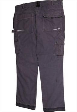 Vintage 90's Dickies Grey Workwear Trousers / Pants  SIZE: M