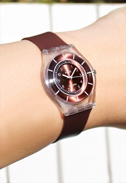 Compact Clear Body Watch