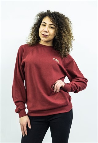 VINTAGE 1990S MAROON SWEATER