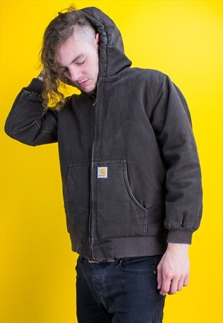 VINTAGE HOODED PILE JACKET