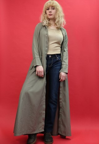 VINTAGE KHAKI LIGHT COAT