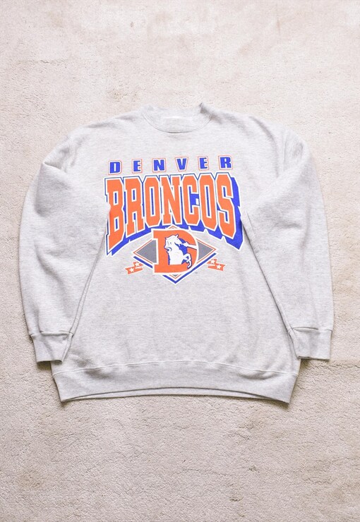 retro denver broncos sweatshirt