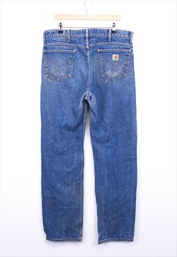 Vintage Carhartt Jeans Blue Straight Fit Denim Retro