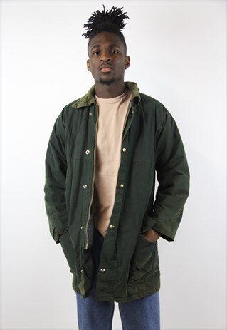 VINTAGE GREEN WAX JACKET