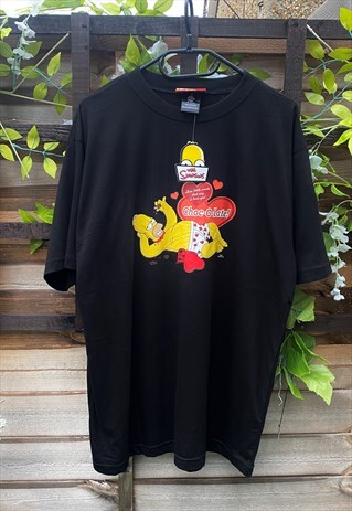 Vintage the Simpsons 2005 BNWT black T-shirt medium 