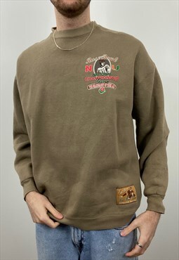 Vintage brown/beige American football sweatshirt