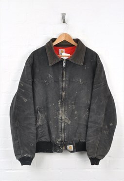 Vintage Carhartt Sante Fe Jacket Grey XL