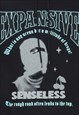 BALACLAVA PRINT HOODIE GRUNGE PULLOVER RAPPER JUMPER BLACK