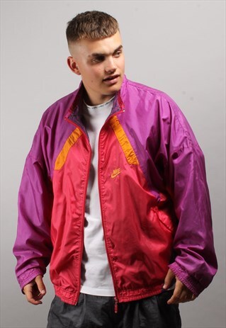 VINTAGE NIKE PINK WINDBREAKER