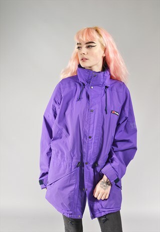 VINTAGE PURPLE BERGHAUS RAINCOAT JACKET