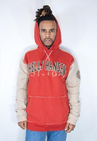 HELLY HANSEN VINTAGE HOODIE ORANGE