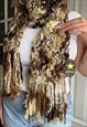 VINTAGE 00S Y2K KNIT SCARF AUTUMN 1990S DEADSTOCK 