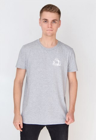 GREY BUDDHA (WHITE) T-SHIRT