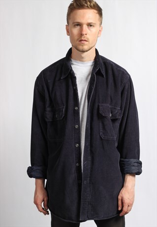 VINTAGE BLANKET LINED CORDUROY SHIRT