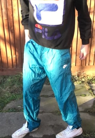 VINTAGE NIKE SHELL SUIT JOGGERS TROUSER PANTS M RAVE 90S 10