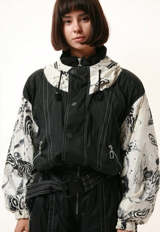 90S VINTAGE OLDSCHOOL WARM SKI SHELL OVERALLS 15937
