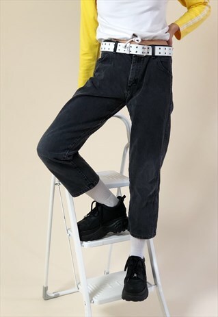 BLACK 90'S GRUNGE VINTAGE DENIM JEANS