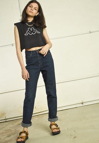 90'S RETRO HIGHWAISTED DENIM JEANS