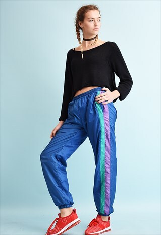 90'S RETRO ATHLEISURE SPORTS TRACKSUIT BOTTOMS