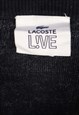 VINTAGE 90'S LACOSTE JUMPER / SWEATER KNITTED CREWNECK BLACK