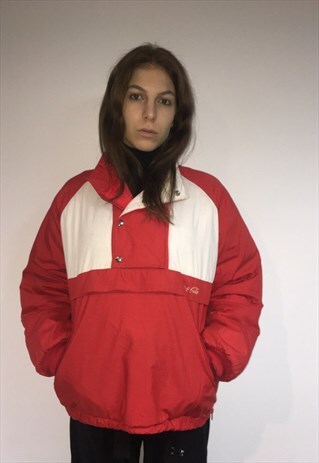 VINTAGE 90' OLDSCHOOL RED COCA COLA SPORT UNISEX JACKET