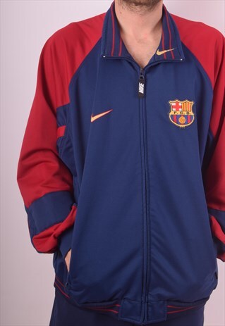 VINTAGE 90S NIKE TEAM JACKET BARCELONA (638)