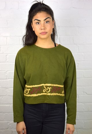 VINTAGE 90'S CROPPED SWEATSHIRT