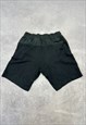 NIKE SHORTS BLACK SWEAT SHORTS WITH LOGO