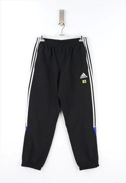 Adidas Vintage Tracksuit Pants in Black - L