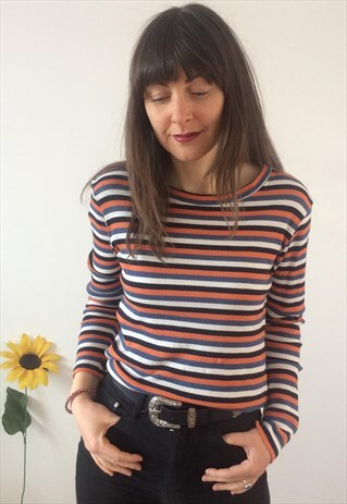 VINTAGE 90S STRIPED TOP