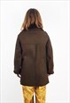 VINTAGE SHEEPSKIN JACKET WITH FAUX WOOL LINING