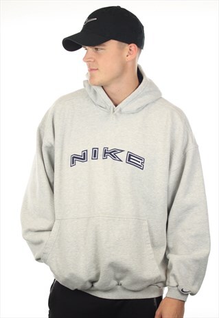 VINTAGE 90S NIKE BIG SPELL OUT HOODIE SWEATSHIRT