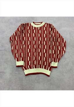 Vintage Knitted Jumper Women's UK 12