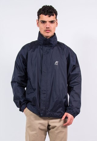 K-WAY WATERPROOF CAGOULE RAIN JACKET