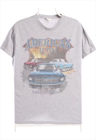 Vintage 90's Gildan T Shirt American Icon Short Sleeve