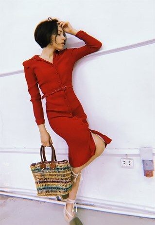 VINTAGE 70'S PARIS CHIC RAFFIA TOTE BAG IN MULTICOLOUR STRAW