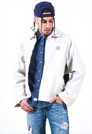 VINTAGE 90S POLO RALPH LAUREN HARRINGTON JACKET / S2974