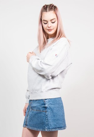 VINTAGE 90'S CHAMPION GREY SWEATSHIRT JUMPER