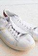 VINTAGE WHITE ADIDAS LEATHER TRAINERS